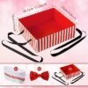 SATINIOR 16 Pcs Adult Waiter Costume Hot Dog Soda Jerk Movie Night Waiter