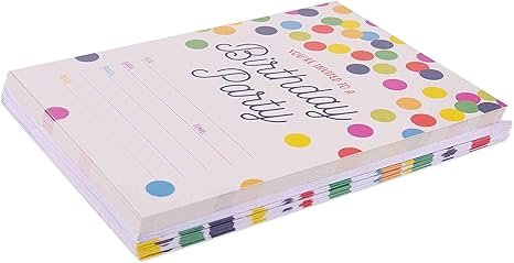 GSM Brands Invitations for Birthday Party - 20 Cards