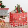 PARSUP Christmas Gift Bags,Christmas Tote Bags with Handles, Christmas Treat Bags