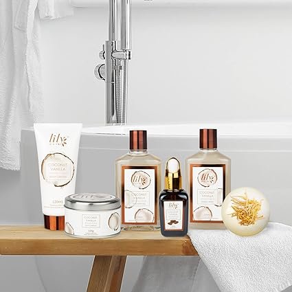 Perfumes Spa Gift Baskets Set for Women 17 Pcs Bath and Body Gifts Basket