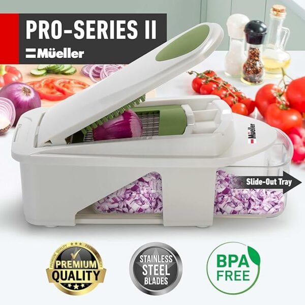 Mueller Pro-Series All-in-One, 12 Blade Mandoline Slicer for Kitchen