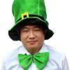 CreepyParty St. Patrick's Day Party Costume Suit Hat, Bow, Bow Tie, Beard, Scarf