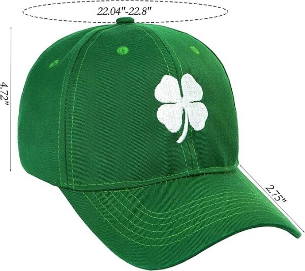 Ireland Irish 4 Leaf Clover St. Patrick's Day Hat for Men Women