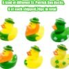 Holydeck 27 PCS St. Patrick's Day Rubber Ducks,Baby Showers Accessories,Mini 2.16" Duckies Bath Toys for Kids