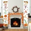 Fall Decorations for Home Fall Decor Welcome & Happy Fall Porch Banner