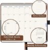 Lemome , Small Pocket Planner for Purse with Elastic Closure
