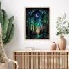 bleihum Starry Night Diamond Painting Kits- Tree Diamond Art for Adults