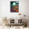 Mushroom Diamond Art Kits for Adults Moon Landscape Diamond Painting Kits