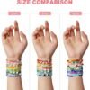 Redtwo 4mm Glass Seed Beads for Jewelry Bracelet Making Kit