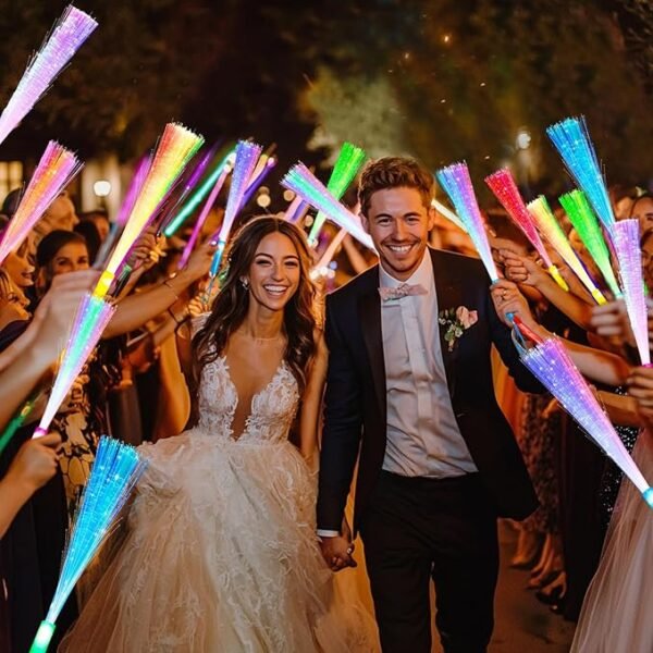 32 Pcs Glow Fiber Wands Sticks New Years Eve Party Favors