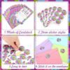 Colarr 24 Set Girls Pink Building Blocks Birthday Party Invitations