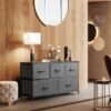 WLIVE Dresser for Bedroom with 5 Drawers, Wide Chest of Drawers