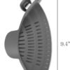 Kitchen Gizmo Snap N' Strain - Silicone Pasta Strainer Clip-On for Pots and Pans - Heat Resistant Colander