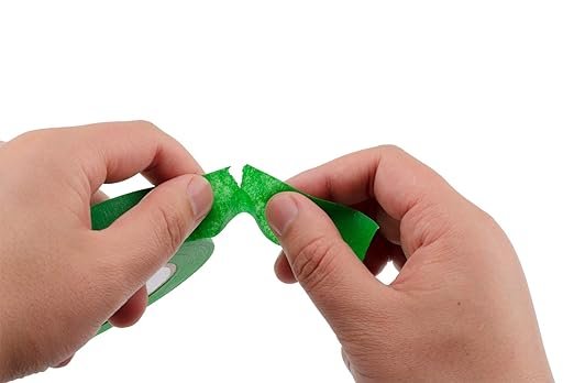 Lichamp 10 Pack Green Painters Tape 1 inch, Medium, 1 inch x 55 Yards x 10 Rolls