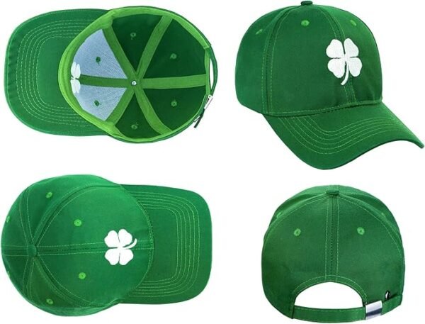 Ireland Irish 4 Leaf Clover St. Patrick's Day Hat for Men Women
