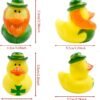 Holydeck 27 PCS St. Patrick's Day Rubber Ducks,Baby Showers Accessories,Mini 2.16" Duckies Bath Toys for Kids