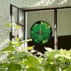 MATIHAY Shamrock Clover Acrylic Window Hanging, St Patrick's Day Decorations Good Luck Clover