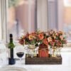 3 Pcs Mason Jar Centerpiece Table Decorations for Dining Table Decor Farmhouse Coffee Table