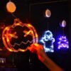 LOLStar Halloween Decorations 3 Pack Orange Pumpkin
