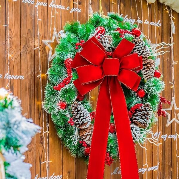 Iceyyyy 6 PCS Large Christmas Bow - 30.7" x 10.6" Christmas