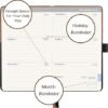 Lemome , Small Pocket Planner for Purse with Elastic Closure