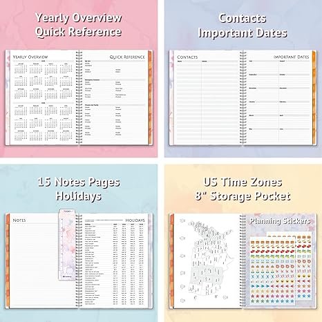 CRANBURY 2025 Planner Book 8.5x11 (Watercolor)