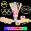 280 PCS Glow in the Dark Party Supplies 20 PCS Foam Glow Sticks 20 PCS LED Glasses 40 PCS Finger Lights 200 PCS Glow Sticks
