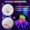 68PCS Foam Glow Stick Bulk,Light Sticks for Parties Bulk with 3 Modes Colorful Flashing