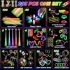 New Year Party Favors for Adults Kids, Glow Party Favors, Neon Light Up Party Favors 27 Rave Accessories, 56 LED Light Up Toys