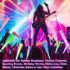 32 Pcs Glow Fiber Wands Sticks New Years Eve Party Favors