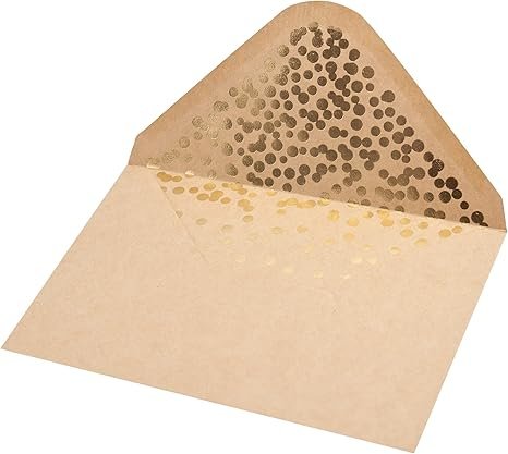 50 Pack Invitation Card - Elegant Greeting Cards ‘’You are Invited’’ in Gold Foil Letters
