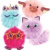 Make It Real DIY Cuddle Mob Kit - Create 4 Adorable Pom Pom Characters with 36 Pieces