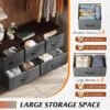 WLIVE Dresser for Bedroom with 5 Drawers, Wide Chest of Drawers