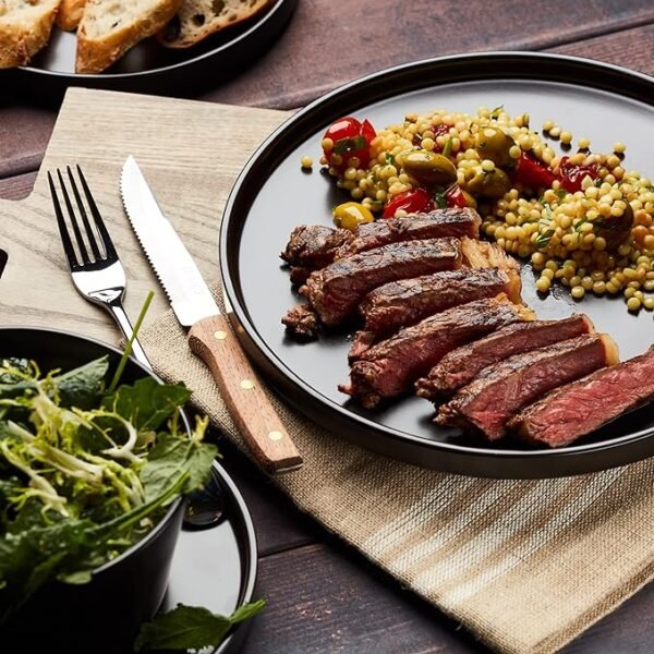 5 Stone Lain Coupe Dinnerware Set, Service For 4