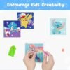 4 Pack Diamond Art Painting Kits for Kids - Arts and Crafts for Kids Ages 8-12