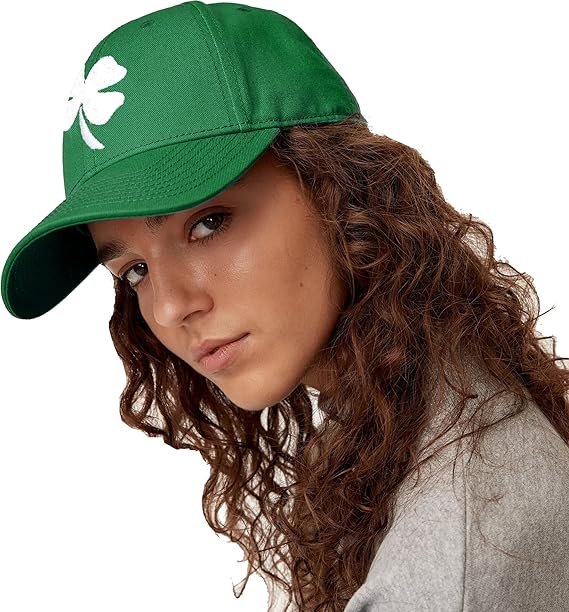 Ireland Irish 4 Leaf Clover St. Patrick's Day Hat for Men Women
