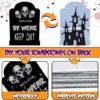 25.6inches Black Halloween Decorations Outdoor