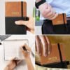 Lemome , Small Pocket Planner for Purse with Elastic Closure