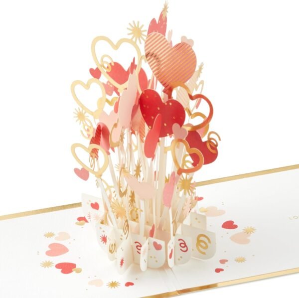 Love You A Bunch 3D Pop Up Valentine Card
