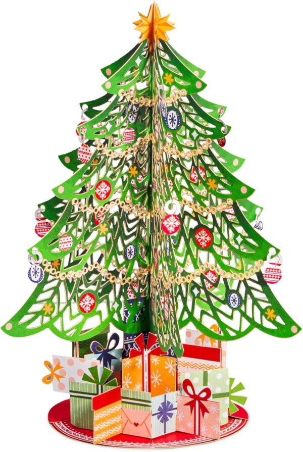 3D Pop Up Christmas Tree Card Holiday Gift