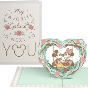 Disney Mickey Minnie Pop Up Card 3D Greeting