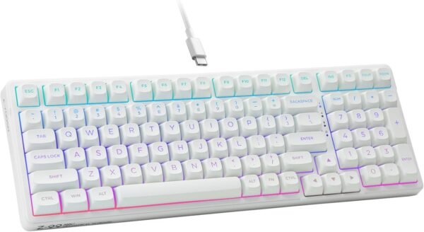 99-Key RGB Hot-Swappable Mechanical Gaming Keyboard White