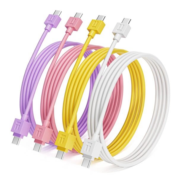 4 Pack USB C to C 30W Fast Charging Cables