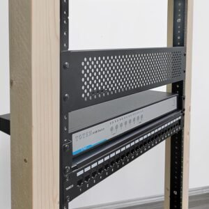 1 4U Rack Mount Rails Heavy Duty Steel Pair