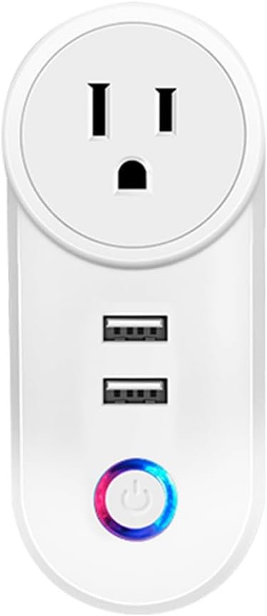 Triple Smart WiFi Plug USB Alexa Google Control