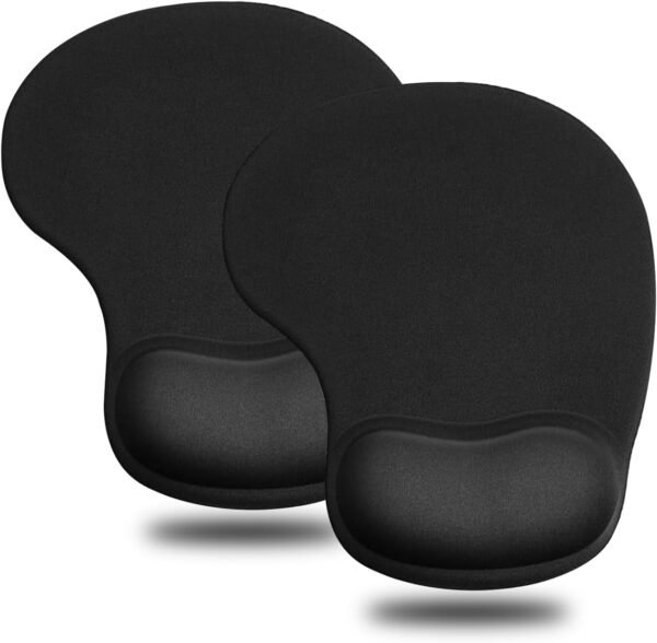 Ergonomic Mouse Pad with Gel Wrist Support 2-Pack