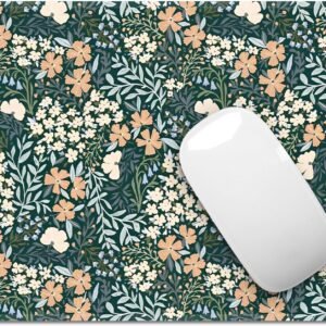 Square Cloth Mouse Pad Non-Slip Rubber Stitched Edge