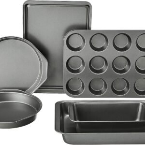 6-Piece Nonstick Carbon Steel Bakeware Set Oven-Safe