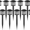 1 10-Pack Solar LED Outdoor Lights Waterproof Garden Pathway
