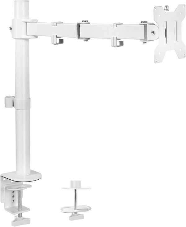 Single Monitor Arm Desk Mount Adjustable VESA Stand